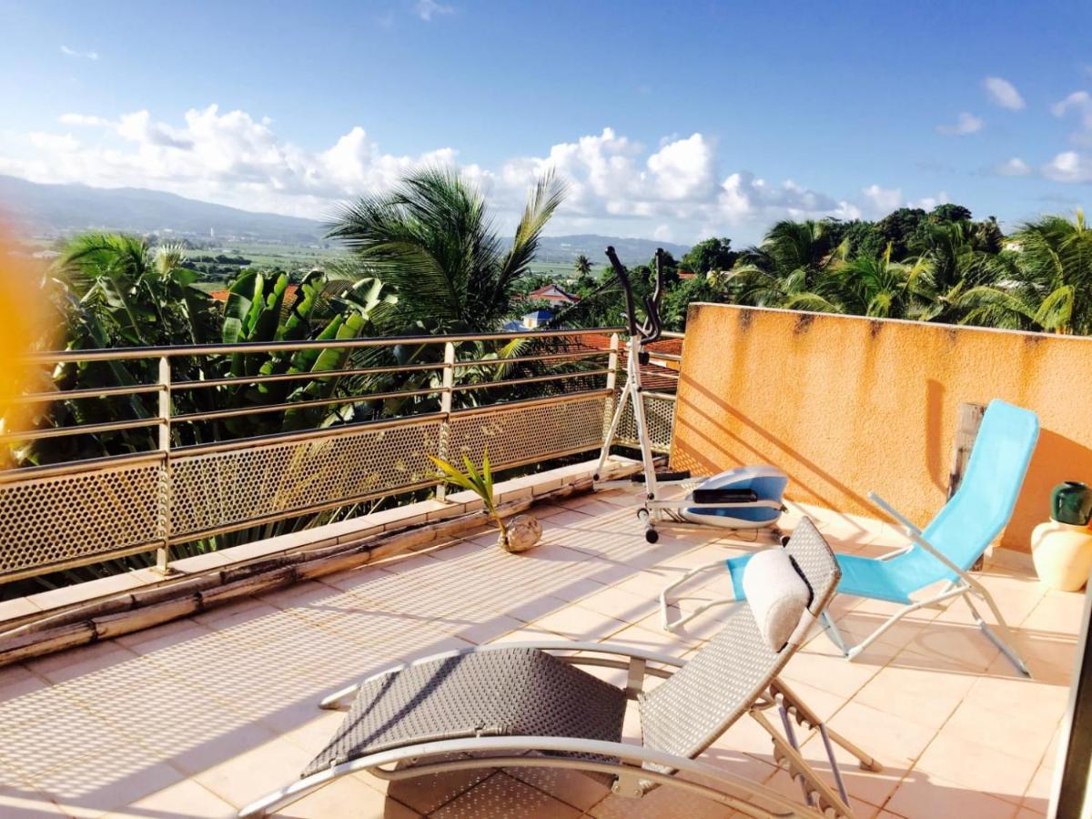 Grand Appartement De Standing, Magnifique Vue Mer Ducos Bagian luar foto